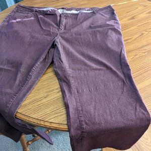 Berry Wash Wide Leg Jeans